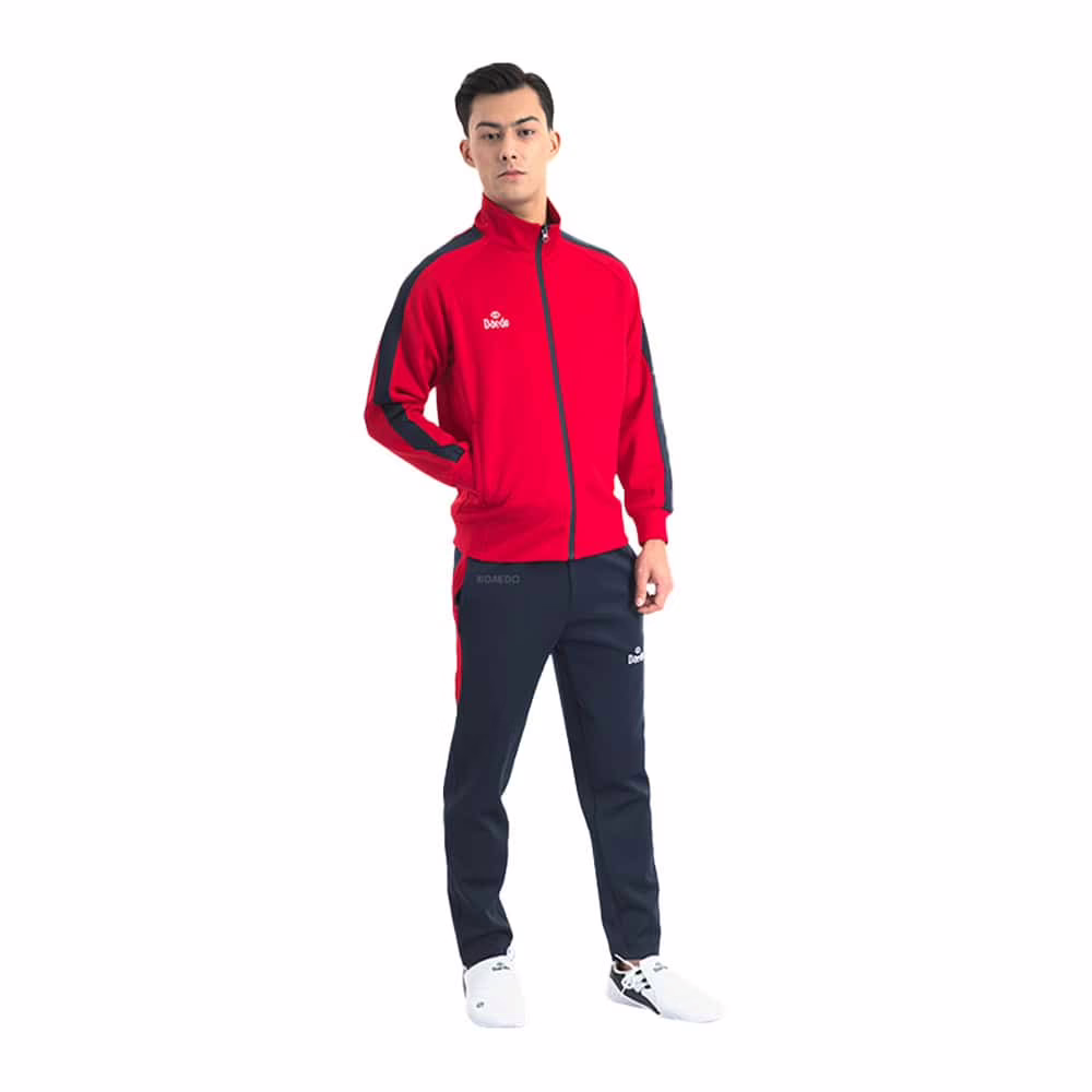 Daedo Slim Fit Tracksuit Rød/Blå